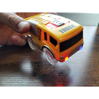 Mindscope Yellow Battery Operated Light Up Trax Car - Auto Truck Vehicle