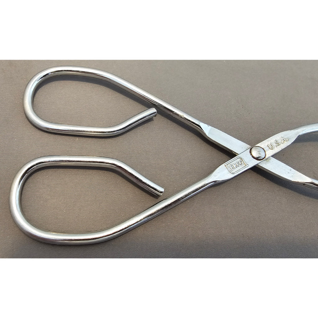 Vintage Ekco 8" (inch) Stainless Steel Tongs - USA