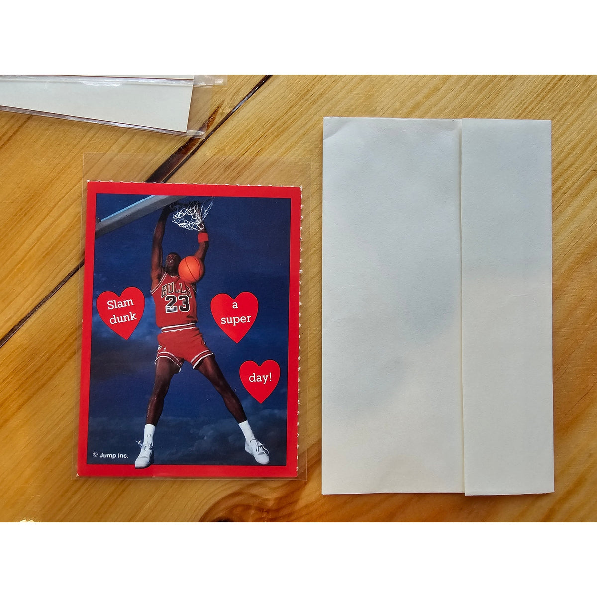 Michael Jordan 1991 Cleo Valentines - Jump Inc - NBA Properties - Slam Dunk