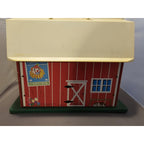 Lot of 16 Vintage 1967+ Fisher Price Little People #915 Play Family Farm w/Silo