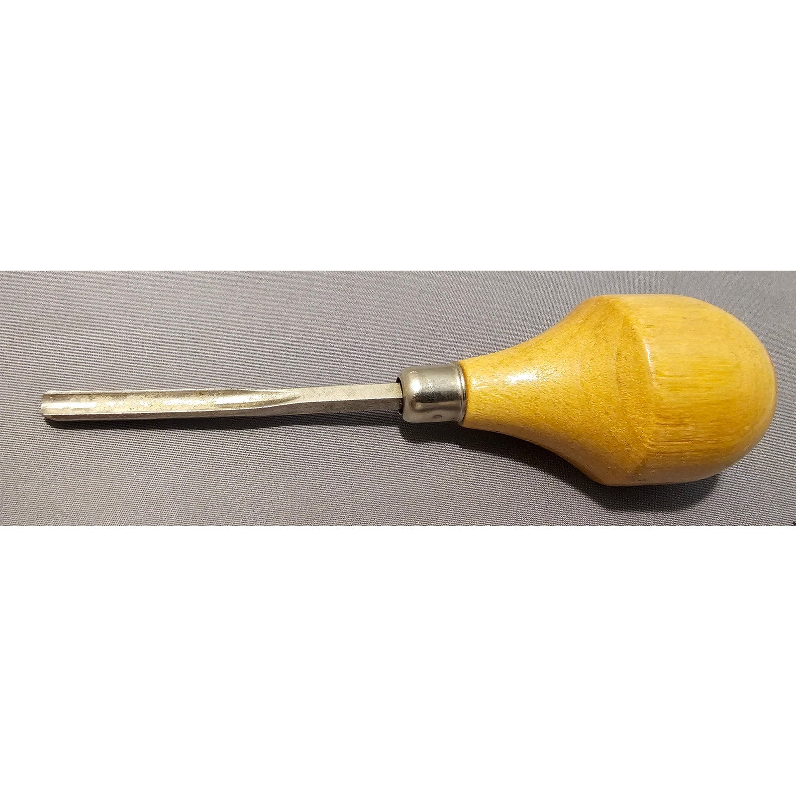 Vintage 5" Millers Falls Carving Tool Chisel w/large wood handle - Made in USA