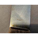 Vintage Stainless Steel 9-1/2" Ice Cream Scoop w/Rivet Wood Handle - Japan