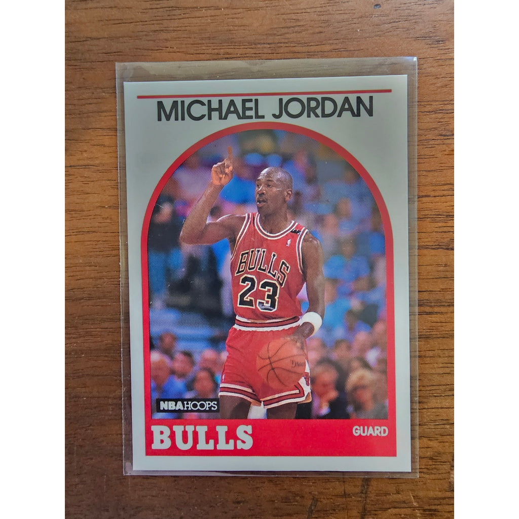Michael Jordan 1989-1990 NBA Hoops #200 - Chicago Bulls - NBA - Fresh Pull
