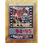 Michael Jordan 1998 Upper Deck Timeframe 23 #74 - Bulls - 94-95 Third Win - NBA
