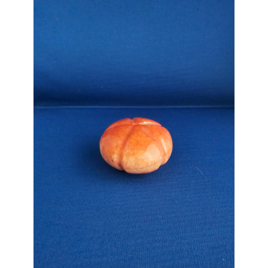 Vintage Alabaster Marble Carved Stone Fruit - Small 2-1/2" tall - Red