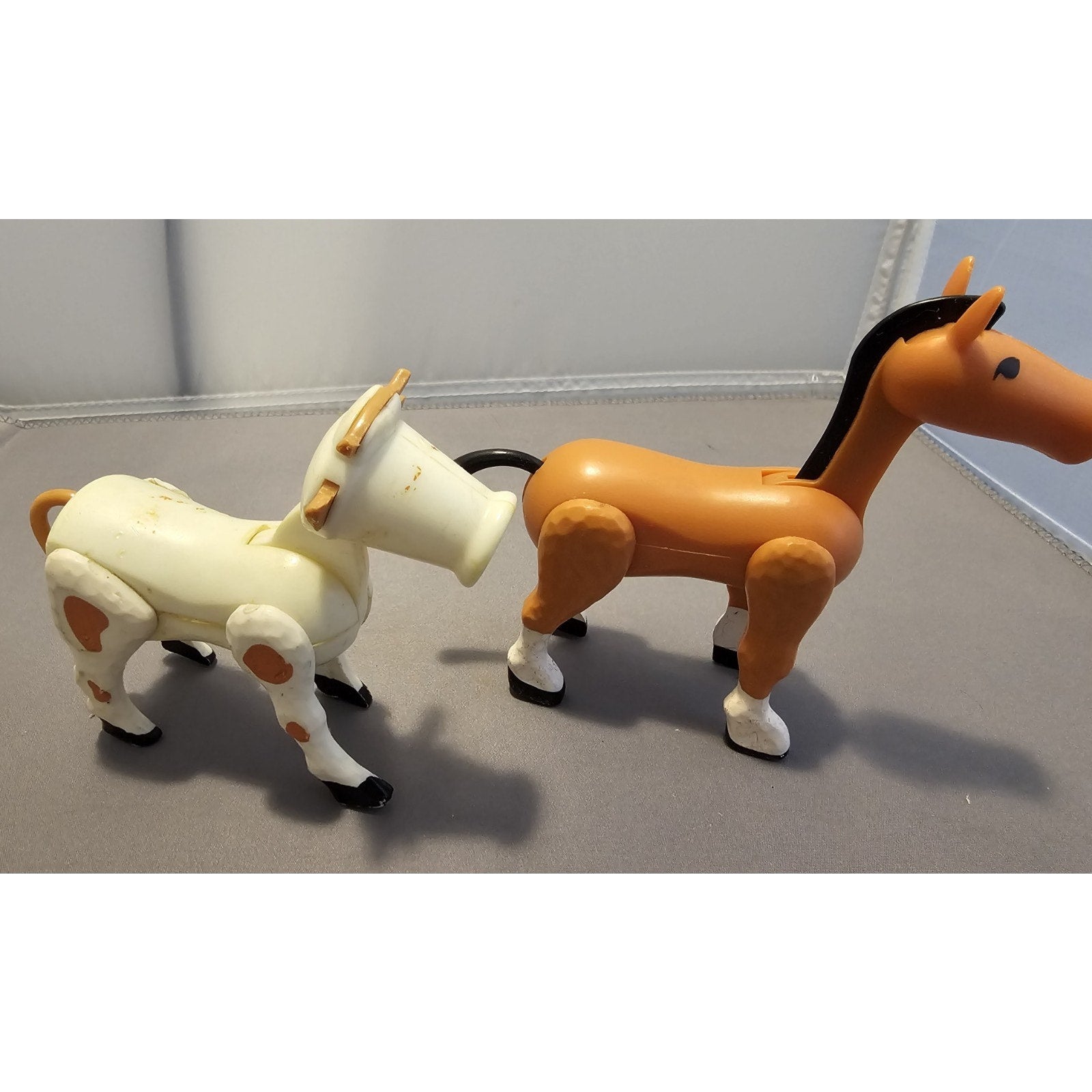 Lot of 16 Vintage 1967+ Fisher Price Little People #915 Play Family Farm w/Silo