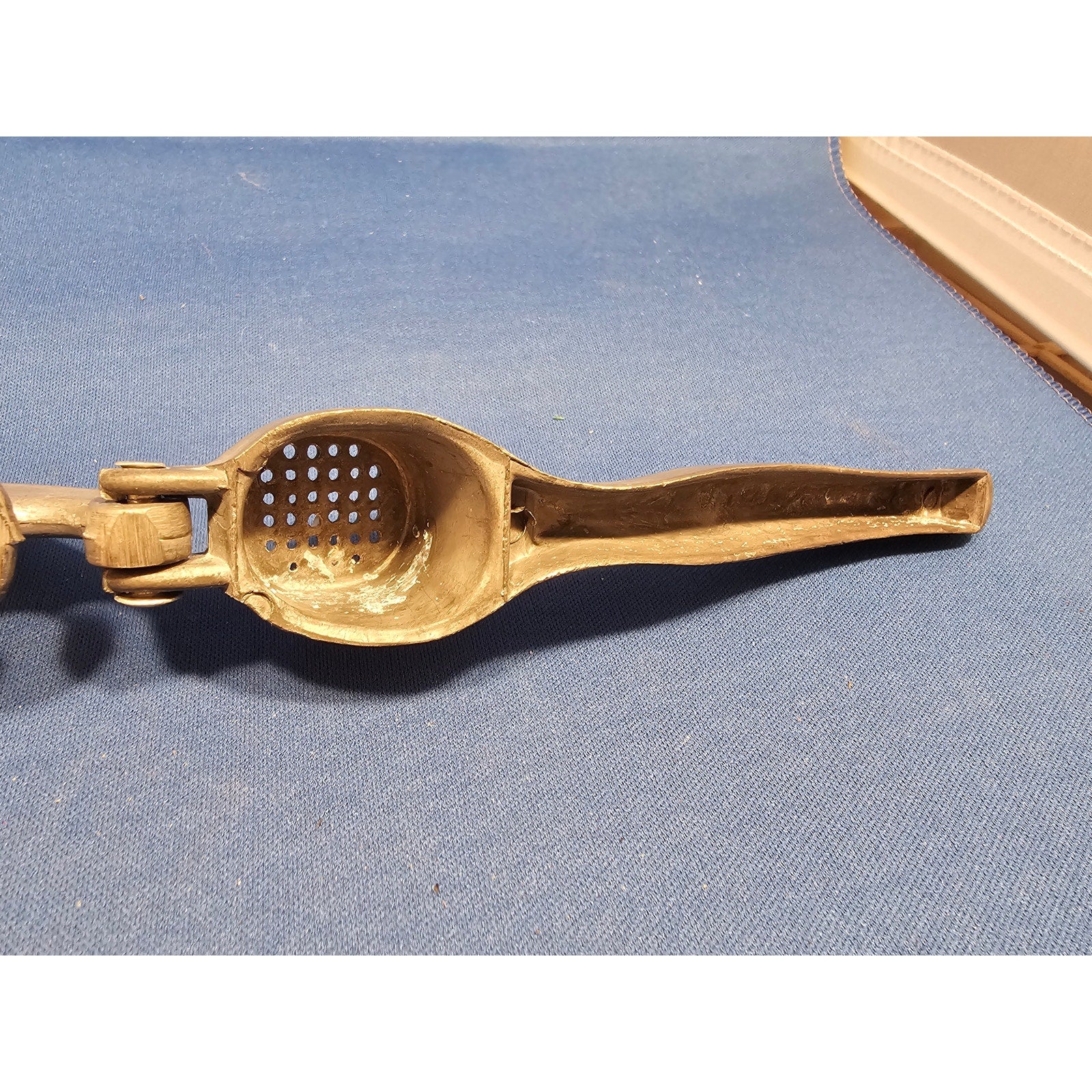 Vintage Aluminum Garlic Press - 6" (inches) long