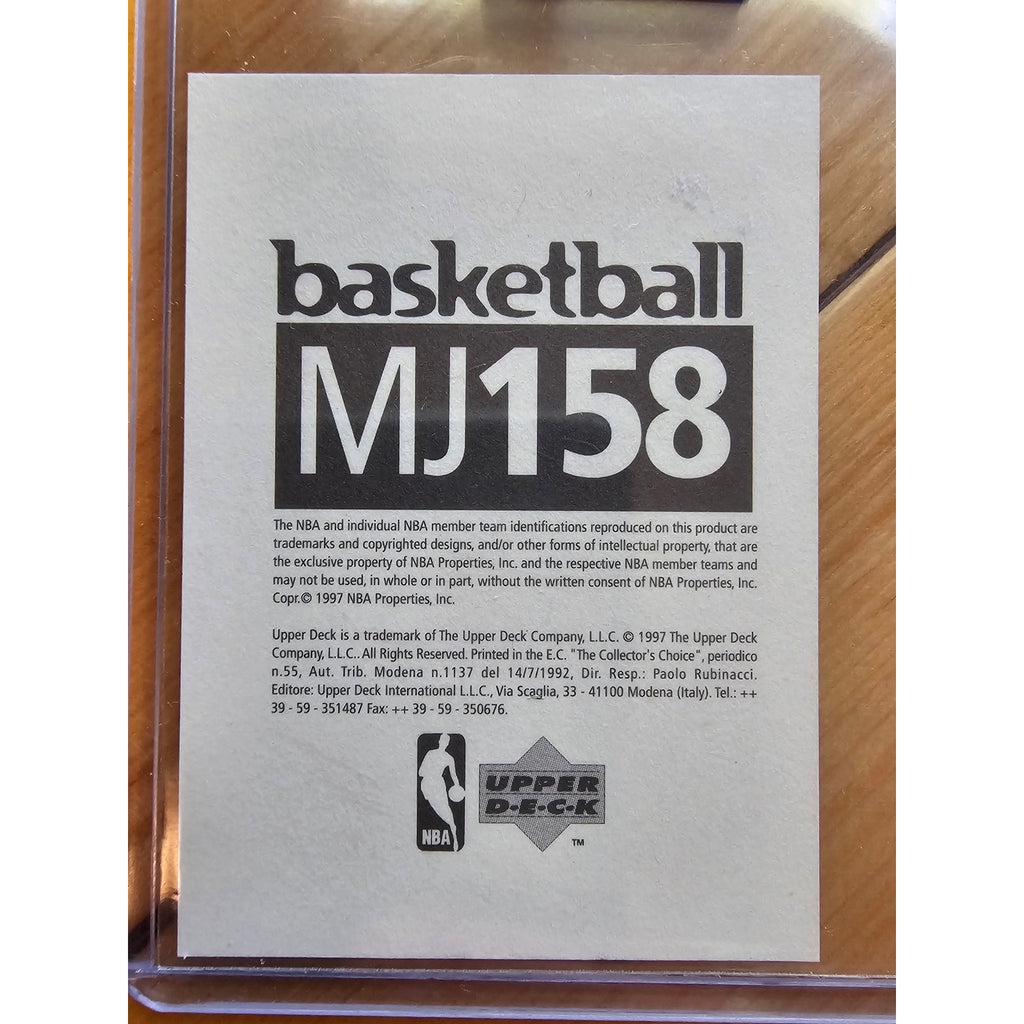 Michael Jordan 1997-1998 Upper Deck Catch 23 Sticker #MJ158 - Bulls - NBA