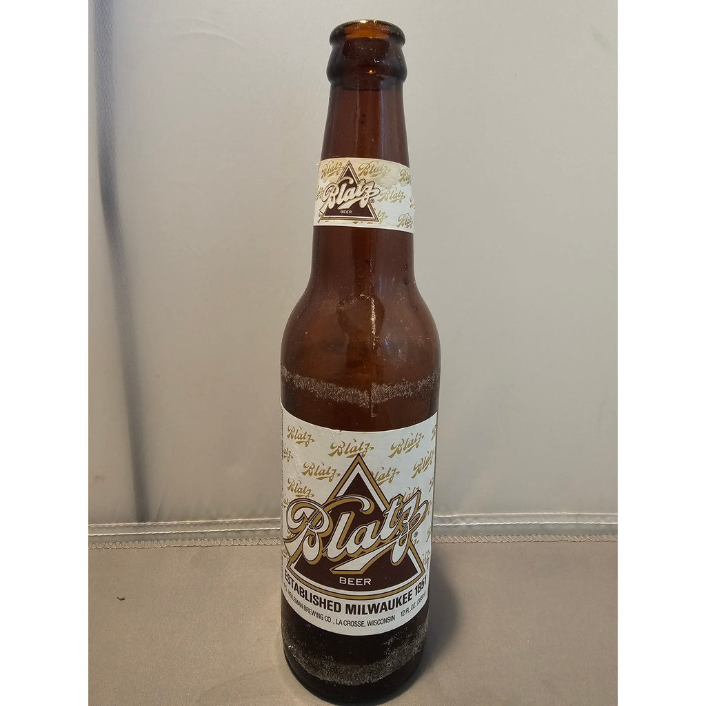 Vintage Blatz Beer Brown 12oz Bottle - La Crosse, WI