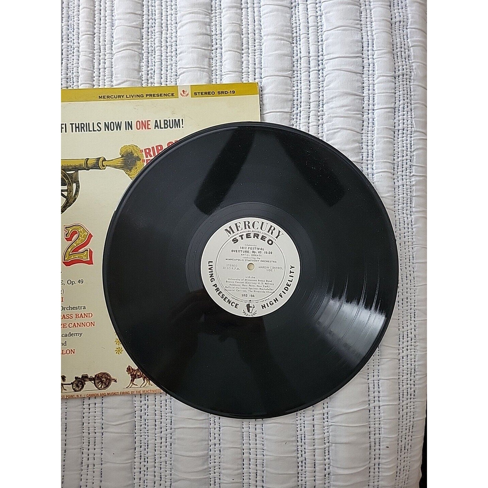 1812 Overture & Wellington's Victory - SRD 19 LP Vinyl - PROMO - Mpls Symphony