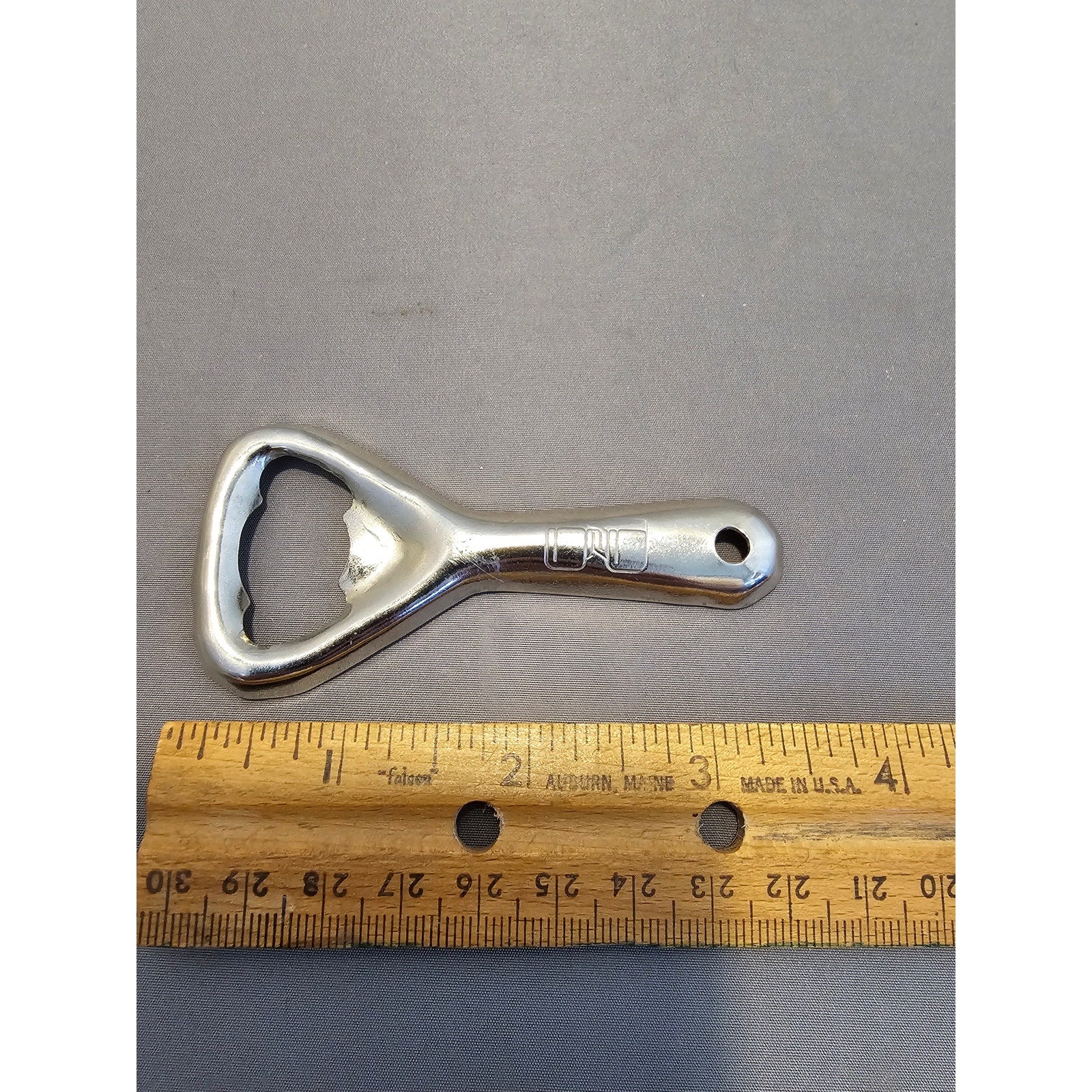 Vintage Stainless Steel Beer/Soda Bottle Opener - 3-1/2"