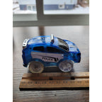 Mindscope Blue Battery Operated Light Up Trax Car - Police Vehicle
