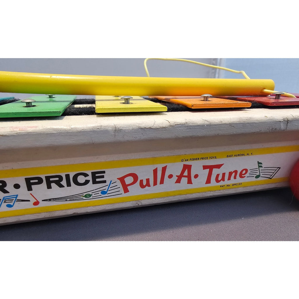 Vintage 1964 Fisher-Price #870 Pull A Tune Xylophone - Great Condition