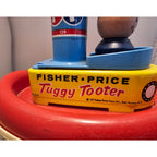 Vintage 1967 Fisher-Price #139 Tuggy Tooter - Blue Stack FPT1237