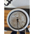 Vintage Flush Mount Ceiling Light Shade - 8" Diameter Frosted Glass Globe