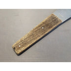 Vintage Stainless Steel 9-1/2" Ice Cream Scoop w/Rivet Wood Handle - Japan