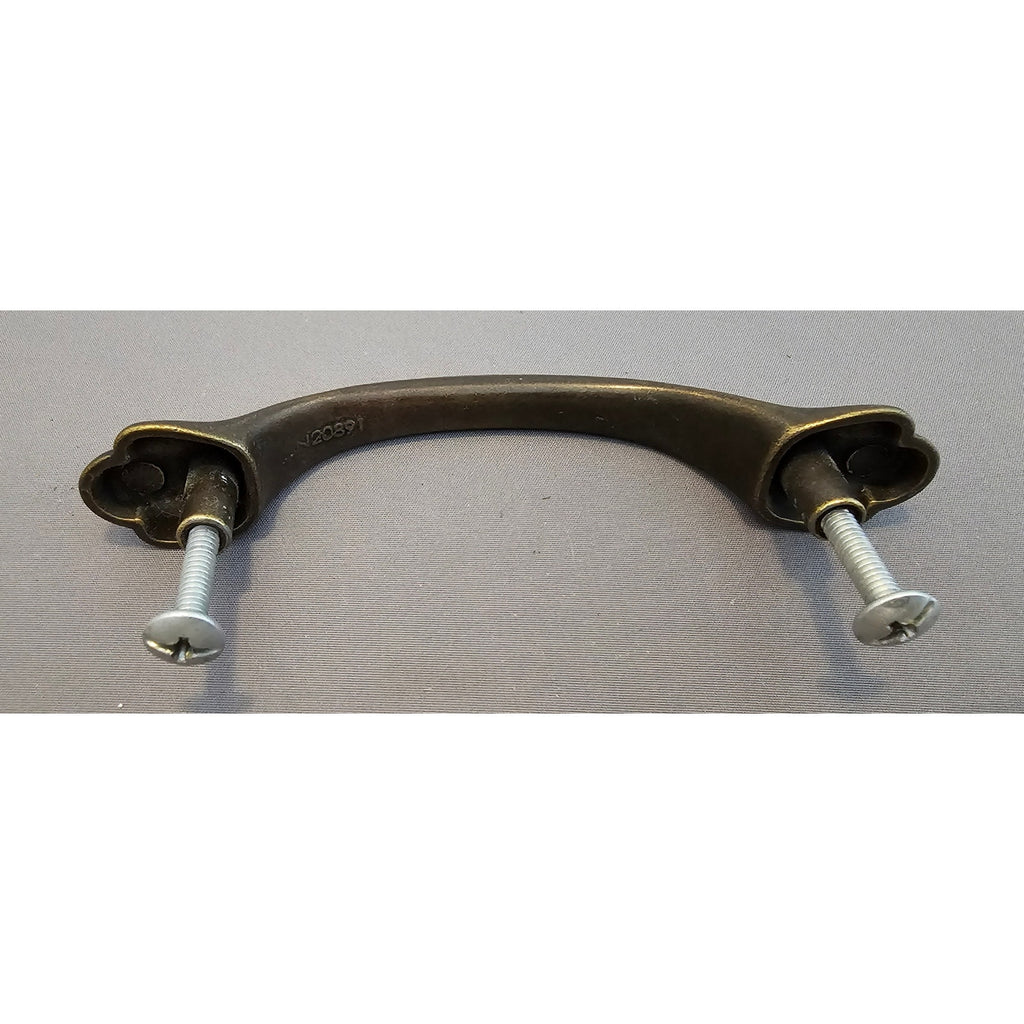 Vintage N20891 3-in. Center-to-Center Bronze Half-Round Foot Cabinet/Drawer Pull