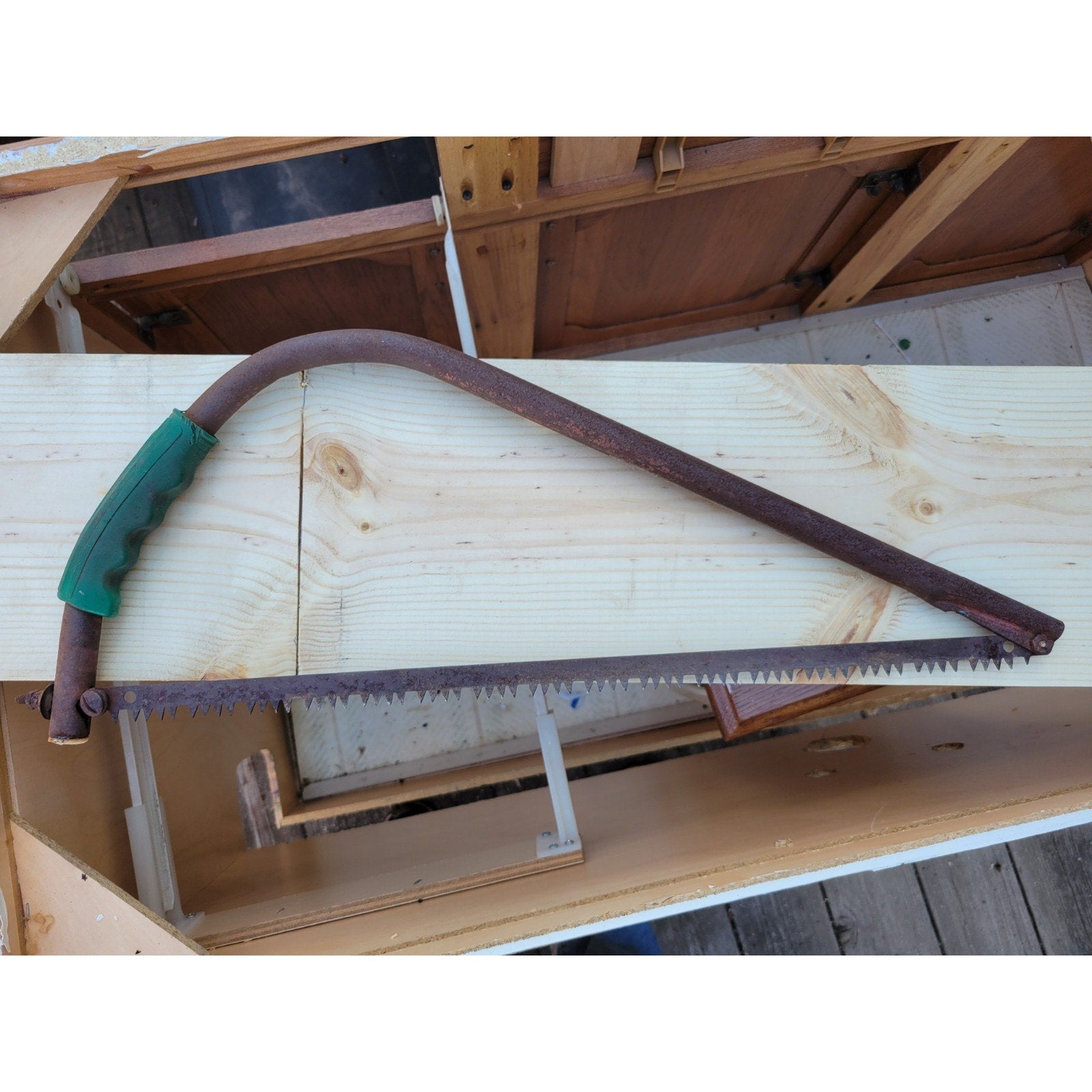 Vintage Pennsylvania Metal Hand Bow Saw 20" Frame -Yard, Pruning, Camping USA