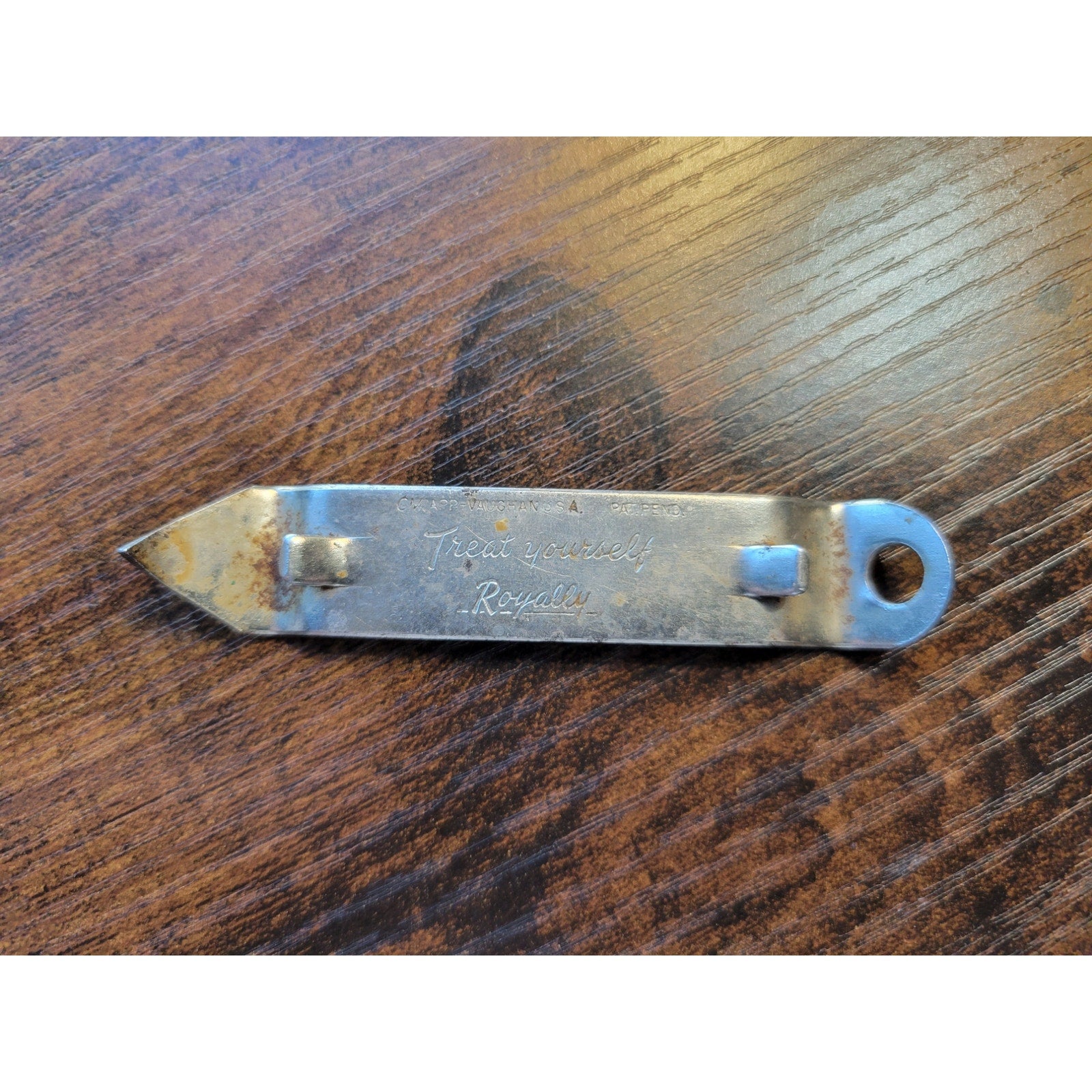 Vintage Vaughan Royal 58 Beer Bottle Opener - Treat Yourself Royally