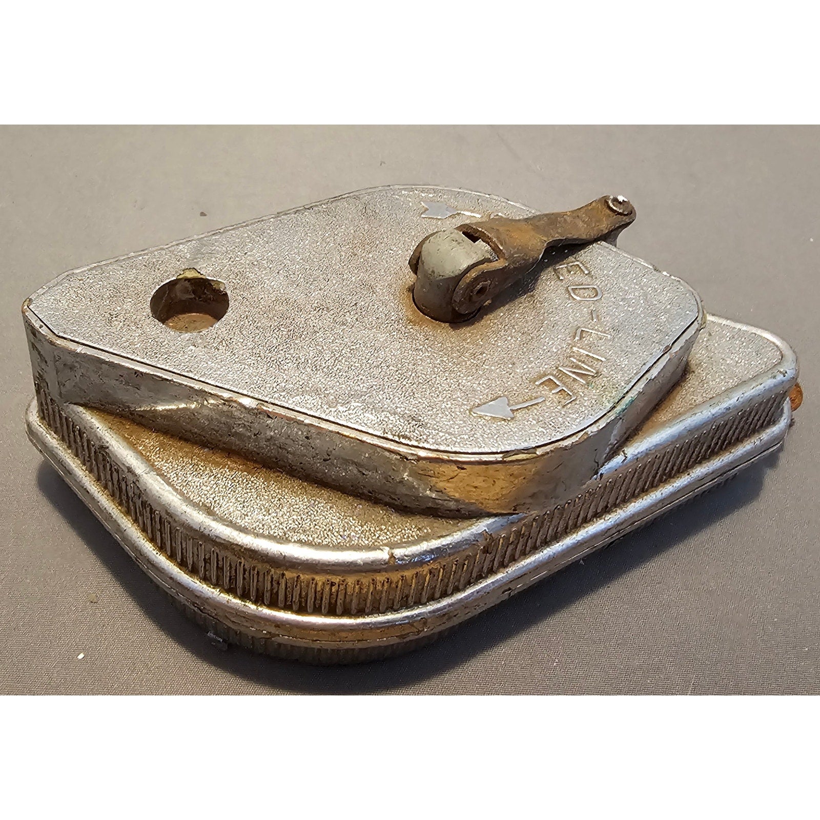 Vintage Irwin Speed-Line Chalk Line Reel - Metal Case - USA