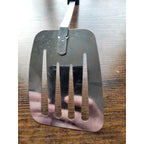 Vintage Foley Chrome Plated 12" Flipper/Spatula w/Black Handle - Made in USA