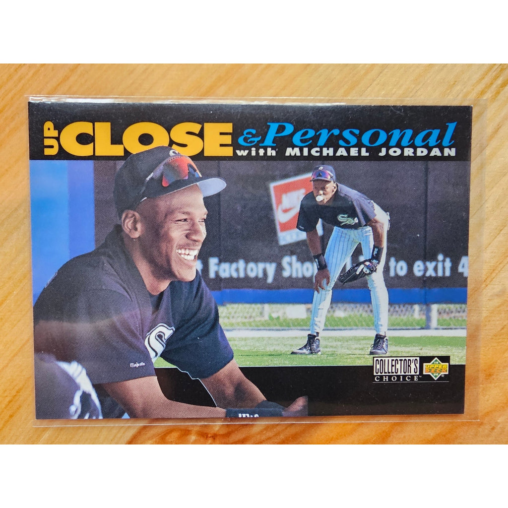 Michael Jordan 1994 Upper Deck CC #635 Up Close & Personal - Barons - MLB