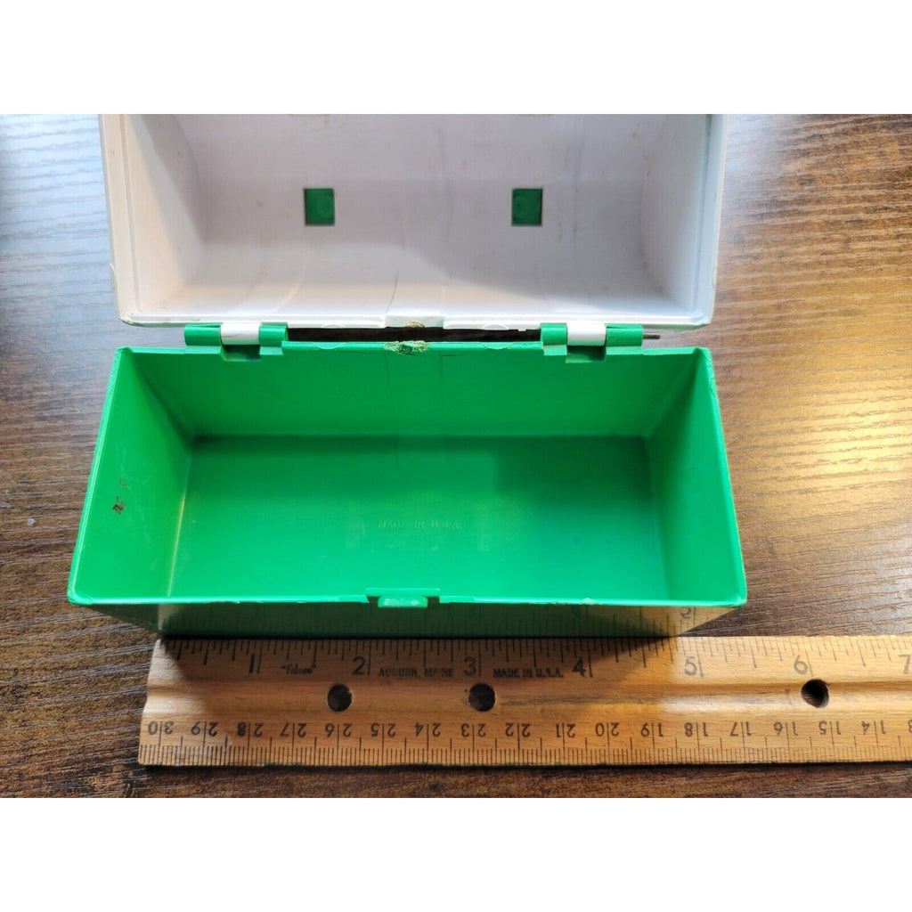 Vintage Fisher Price Toys #550 - Green/White Lunch Pail, Box, Kit