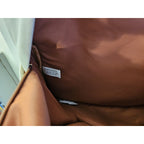 New Loulu Large Canvas Tan/Beige Backpack - Vegan Leather - with Bag