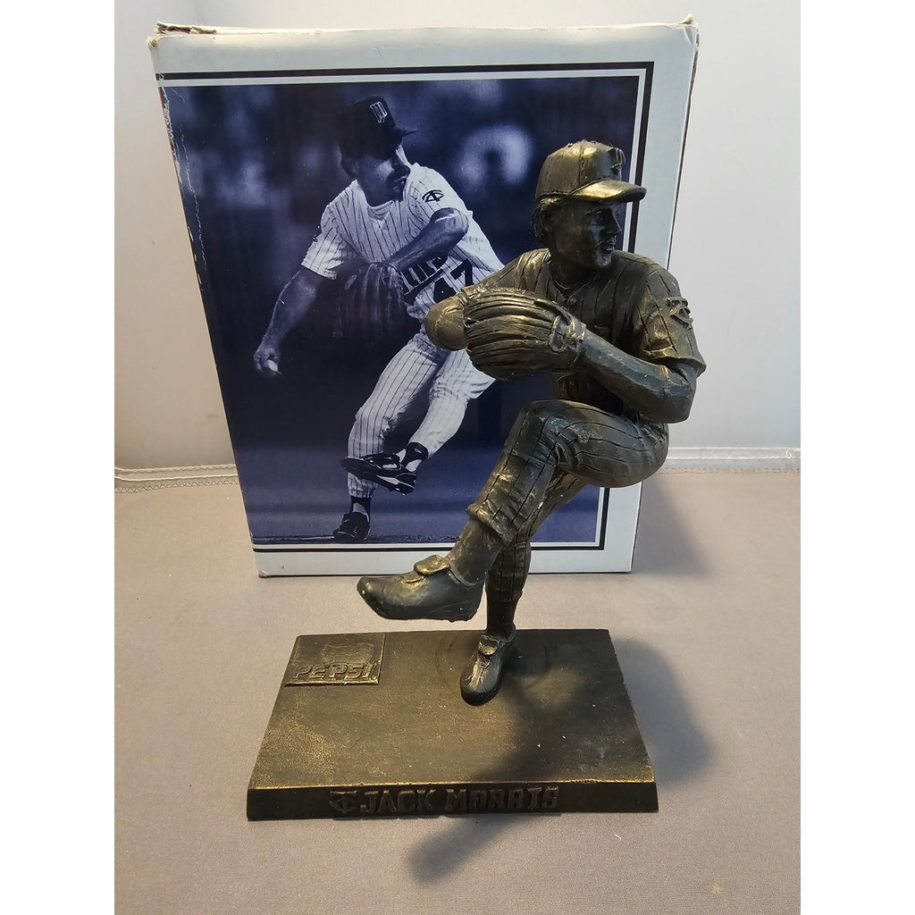 Jack Morris 1991 Minnesota Twins Bronze Statue - Bobble Dobbles Pepsi SGA w/Box
