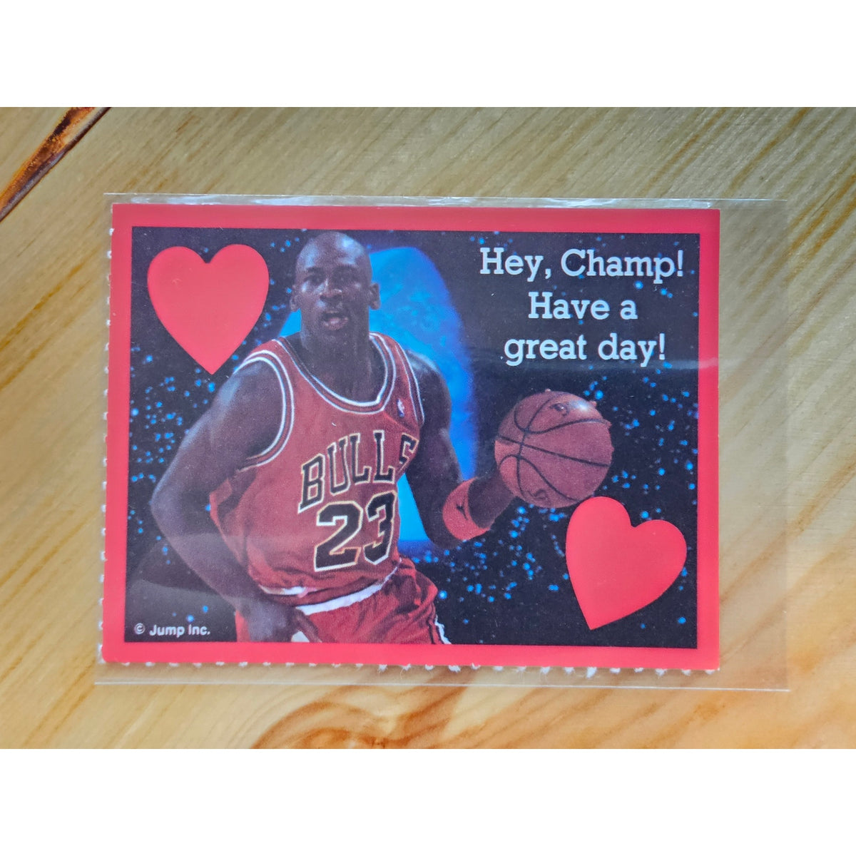 Michael Jordan 1991 Cleo Valentines - Jump Inc - NBA Properties - Hey Champ!