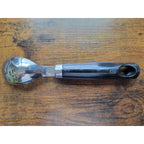Vintage T-Fal Black Handle Metal Ice Cream Scoop