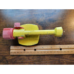 Vintage Yellow Ortho Lawn Fertilizer Sprayer Attachment by Chevron Chemical