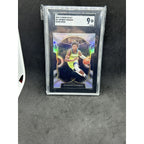 Anthony Edwards 2020-21 Panini Select #61 Silver Prizm Concourse #61 Rookie SGC9