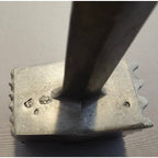 Vintage Aluminum 8" Meat Tenderizer -Fine/Coarse Pounder - Japan