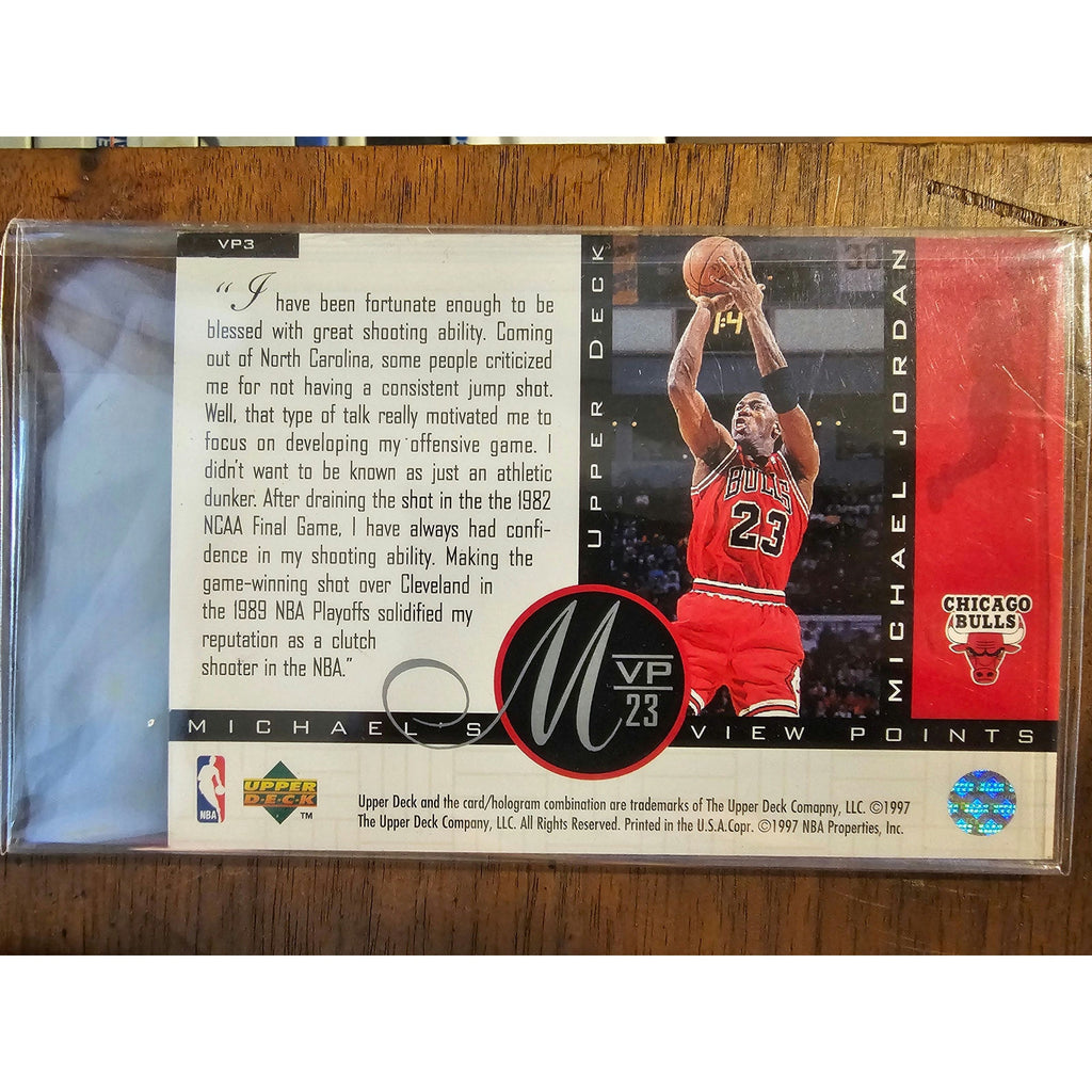 Michael Jordan 1997 Upper Deck #VP2 - View Points - NBA - Jumbo