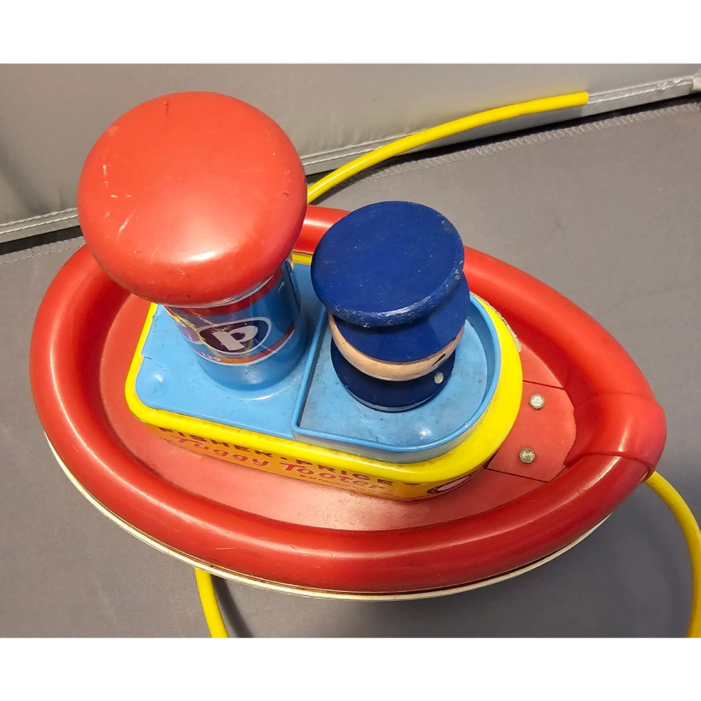 Vintage 1967 Fisher-Price #139 Tuggy Tooter - Blue Stack FPT1237