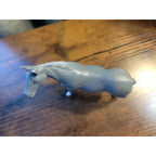 1994 TM Grey Toy Horse B - Animal Figure - Farm Toy - China