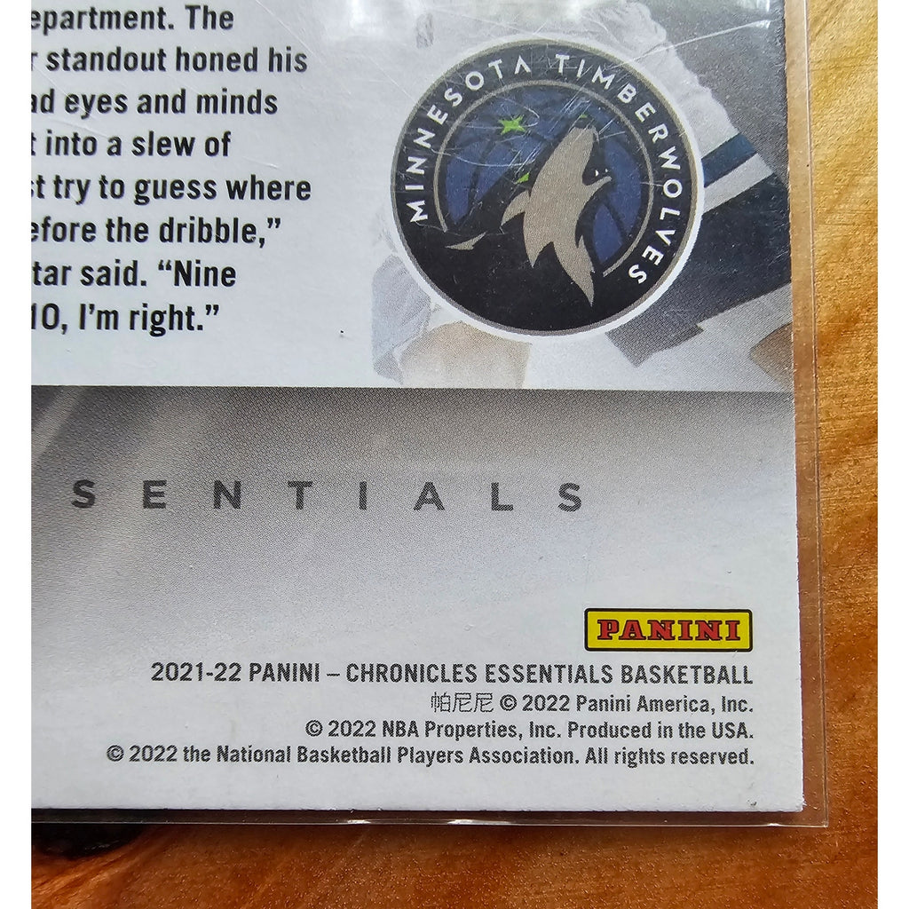 Anthony Edwards 2021-2022 Panini Chronicles #307 Essentials - Timberwolves - NBA
