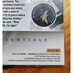 Anthony Edwards 2021-2022 Panini Chronicles #307 Essentials - Timberwolves - NBA