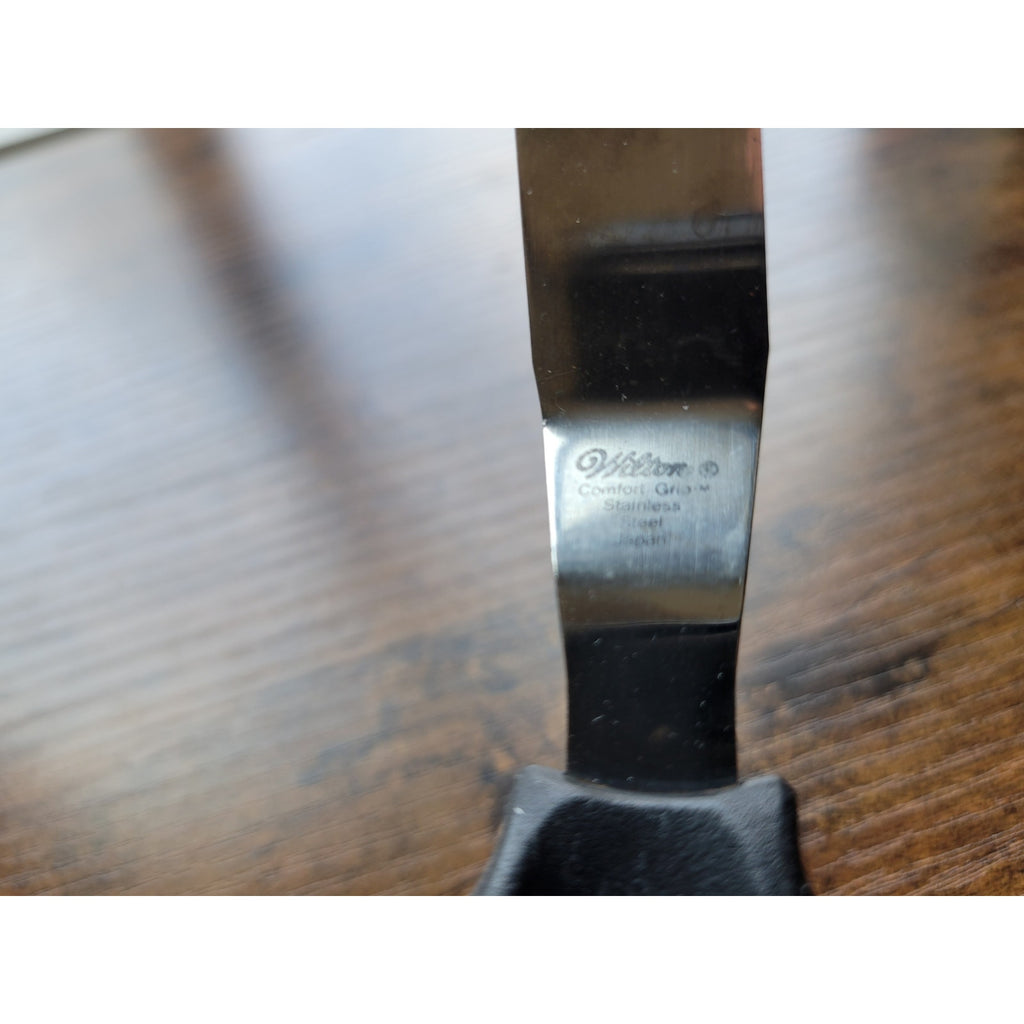 Vintage Wilton Comfort Grip Frosting Spatula - 9" - Black - Japan