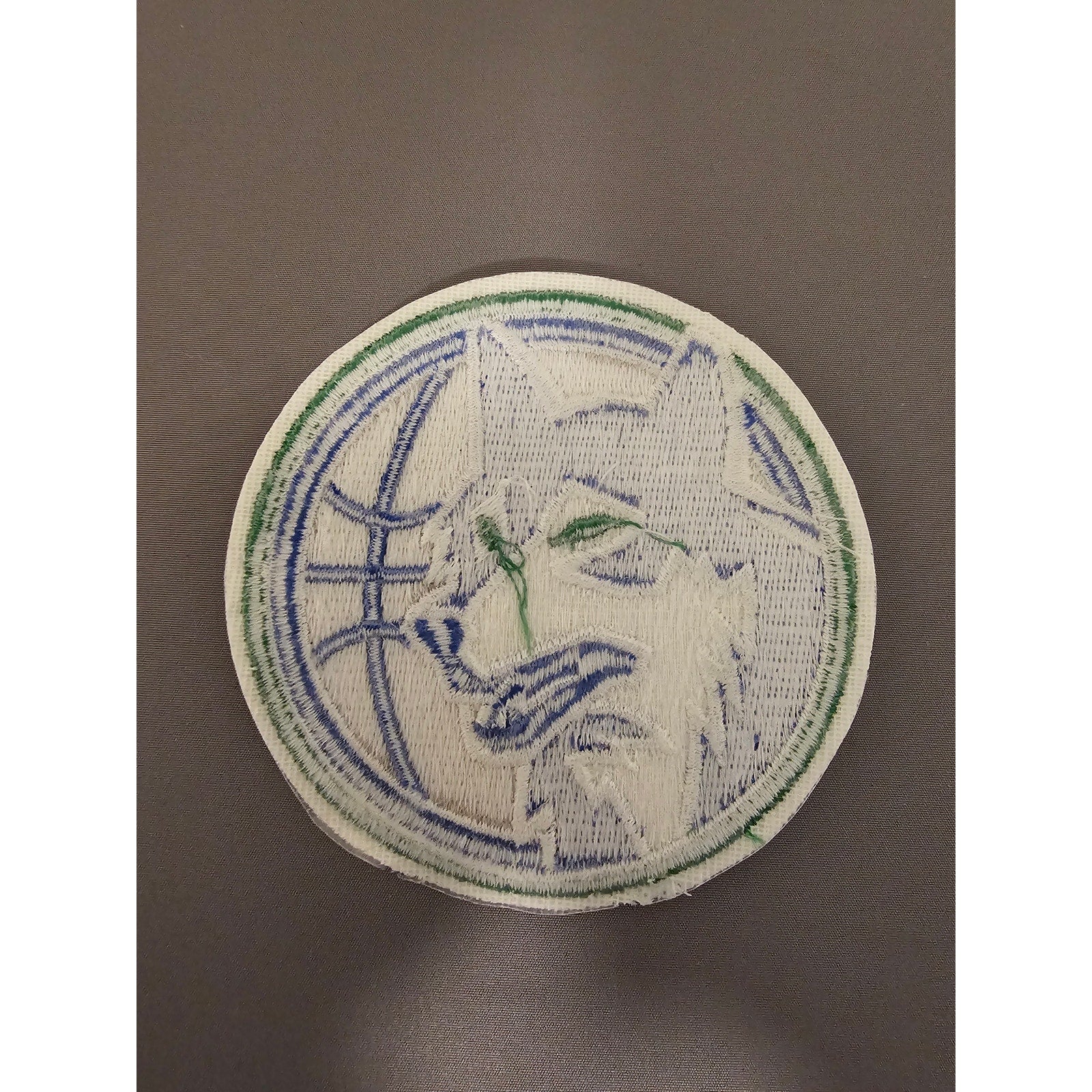 Minnesota Timberwolves - Round Iron-On Embroidered Patch - Shep Logo - 3.5" Diameter