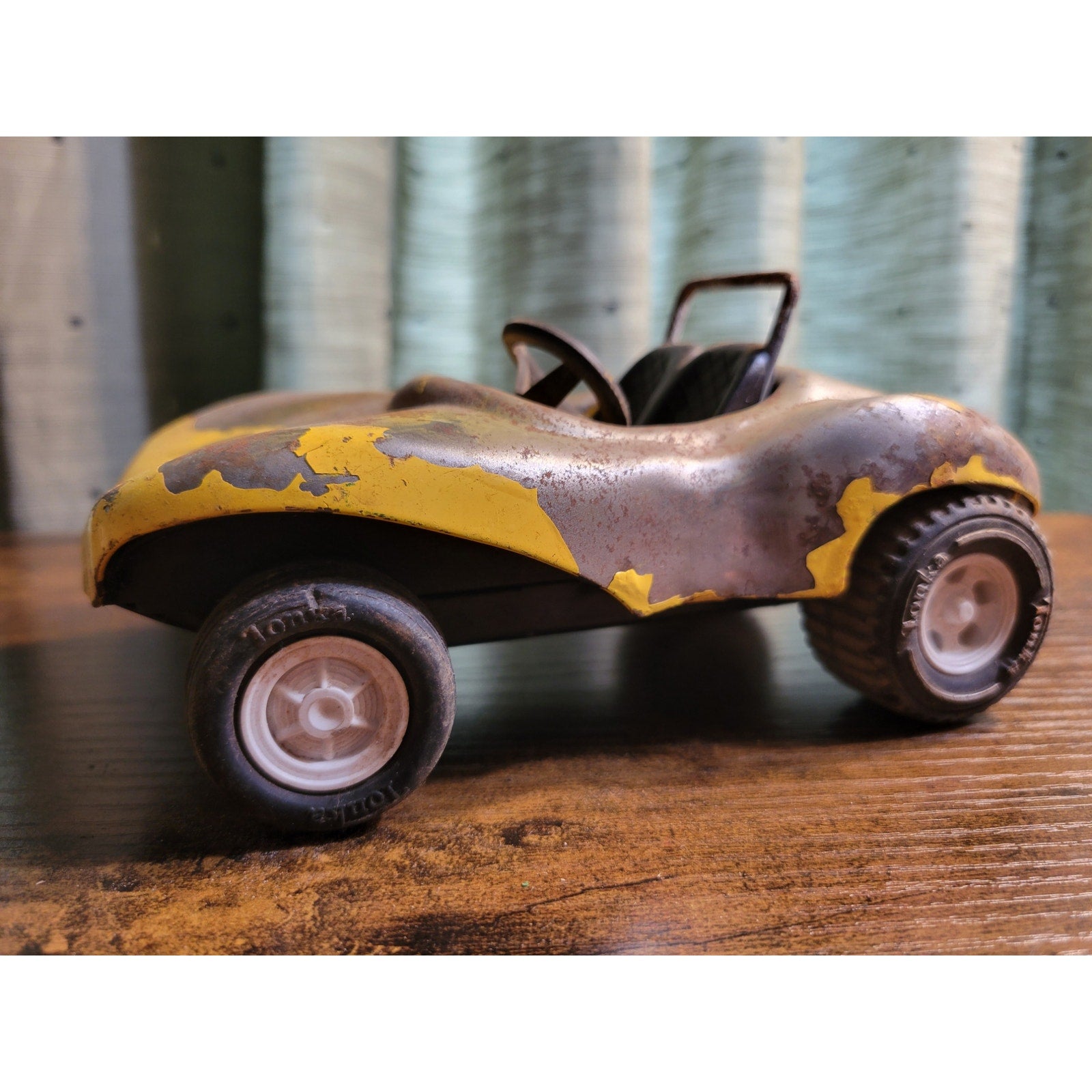 Vintage Tonka Yellow Dune Buggy - 7" - USA