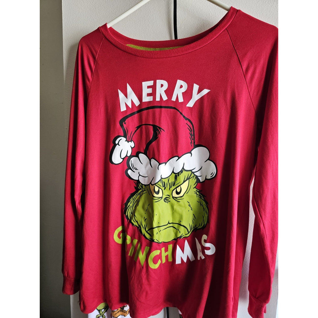 The Grinch Christmas Unisex Pajama Set. Long Sleeve/Pants. Size S 4/6