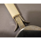 Vintage Ekco Pizza Cutter/Wheel/Slice Ivory Handle Stainless Steel USA - 8" (in)