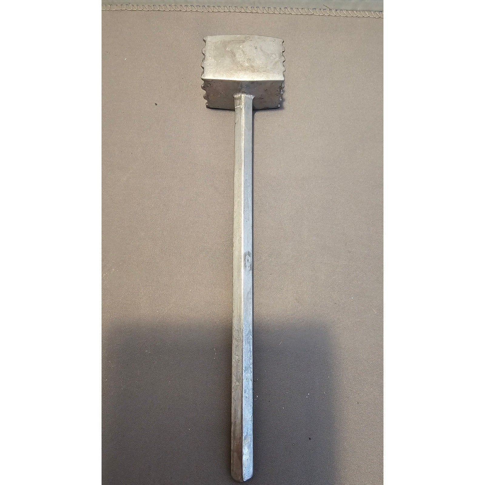 Vintage Aluminum 7-1/2" Meat Tenderizer -Fine/Coarse Pounder - China