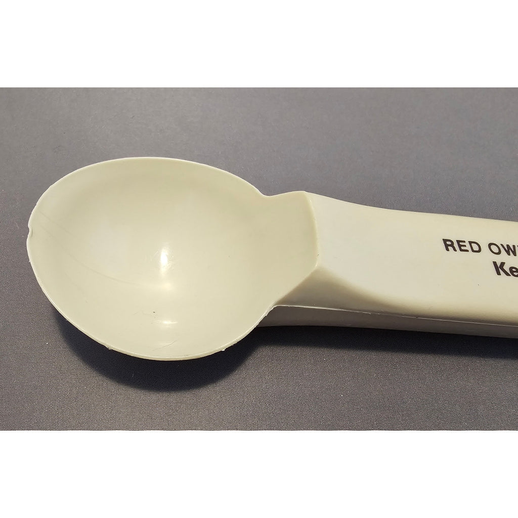 Vintage Red Owl Stores Feature - 8" White Kemps Plastic Ice Cream Scoop