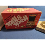 Vintage 1972 Parker Brothers #102 - Spill & Spell Dice Game - Box & Tray ONLY