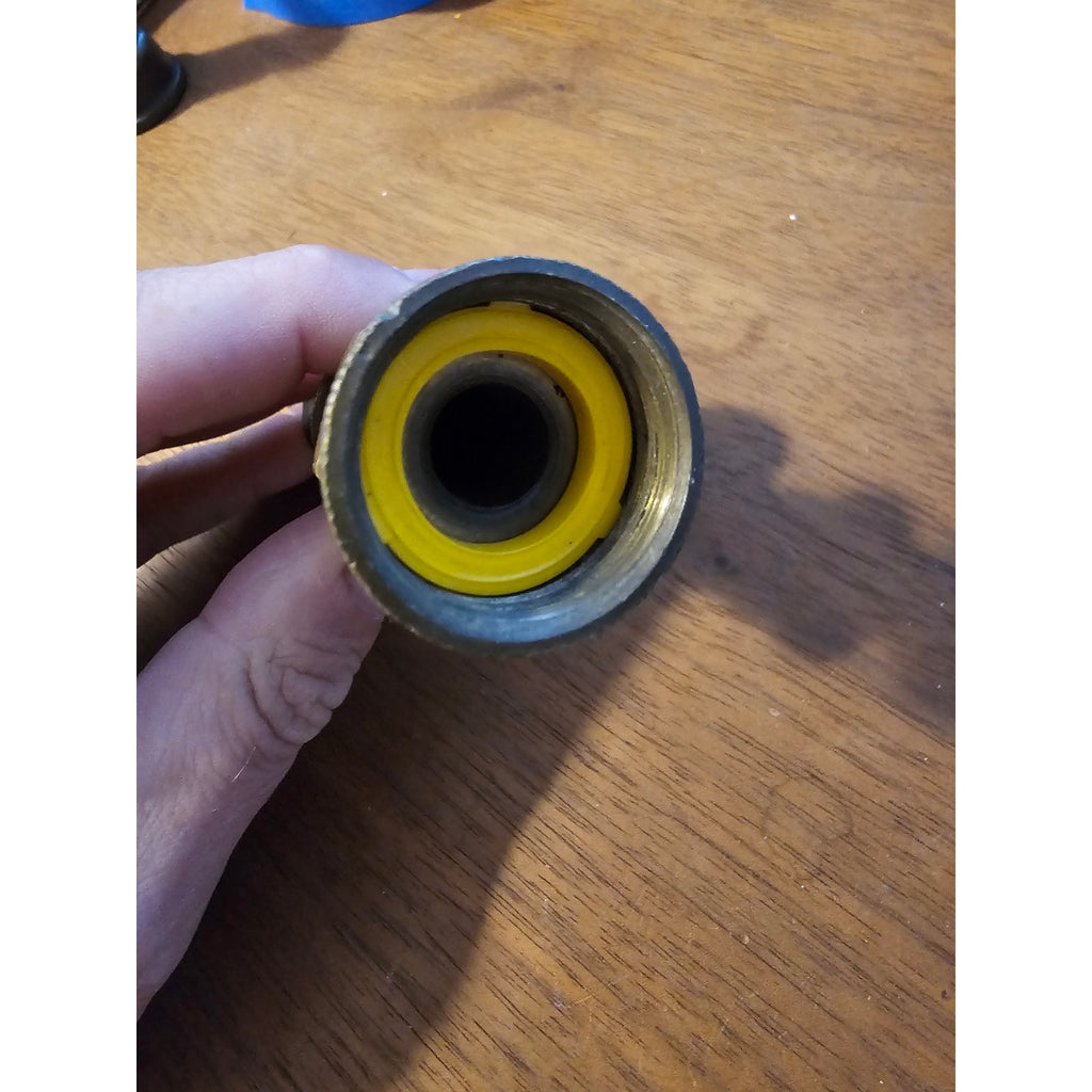 Vintage Red Arrow Brass 4 inch Garden Hose Screw-On Sprinkler Head Nozzle Italy