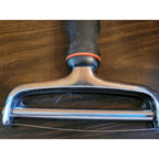 Norpor EZ Grip Stainless Steel Cheese Slicer - Black Handle
