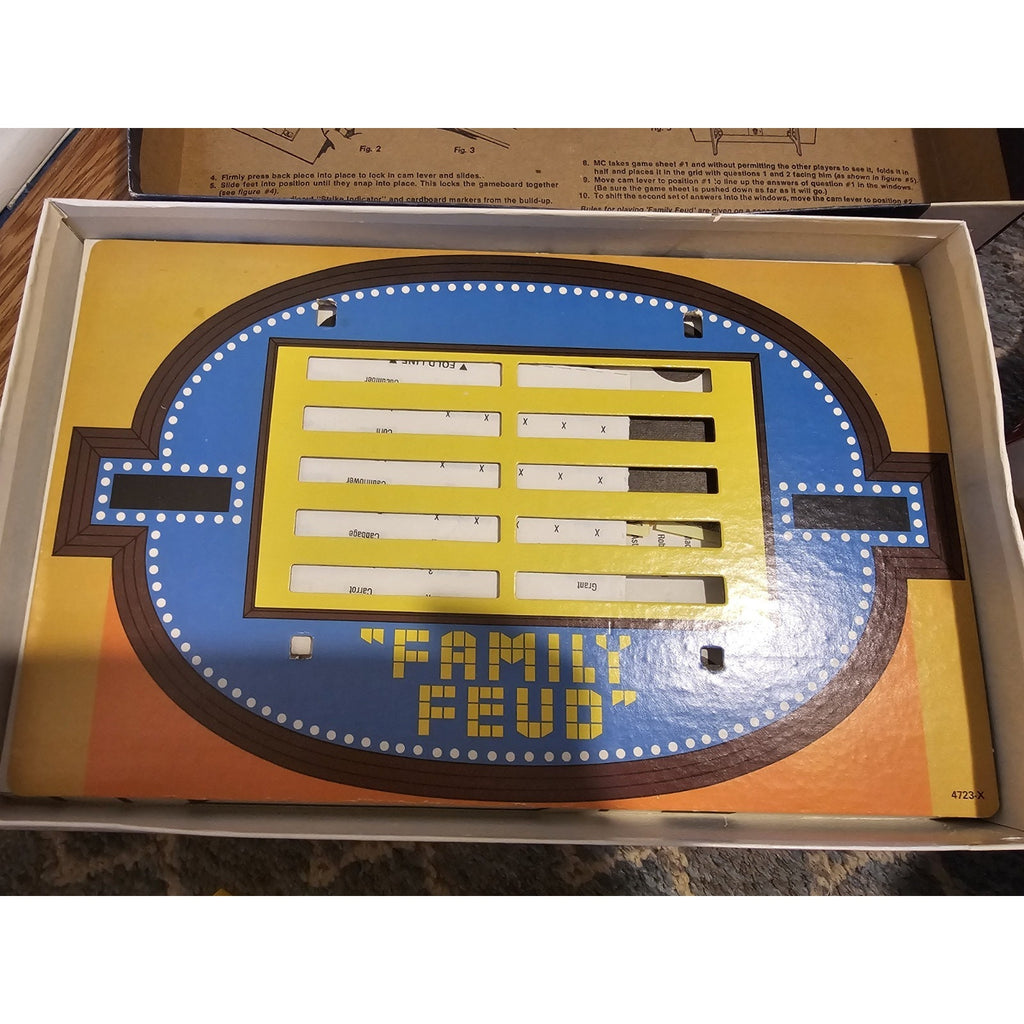 Vintage 1977 Milton Bradley 4723 Family Feud TV Show Board Game - 1st Edition